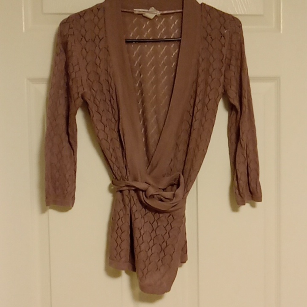 H&M lavender wrap top